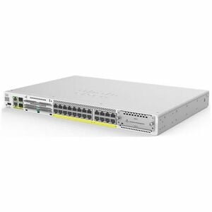 Cisco 1100 C1100TGX-1N24P32A Router - 26 Ports - 24 RJ-45 Port(s) - 2 WAN Port(s) - 3 Network Interface Module (NIM) Slots