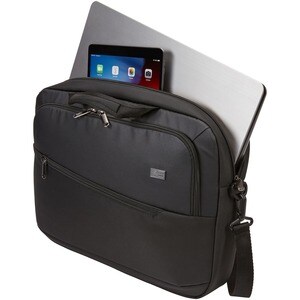 Sacoche de transport Case Logic Propel - Attaché Style pour 30,5 cm (12") à 39,6 cm (15,6") Ordinateur Portable - Noir - P