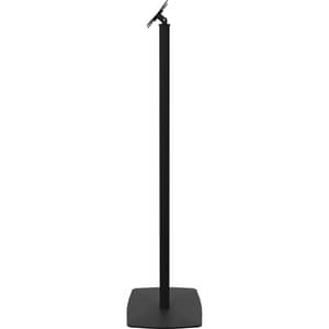 CTA Digital Premium Thin Profile Floor stand with VESA plate and Base (Black) - Floor Stand - Metal, Powder Coated Steel -