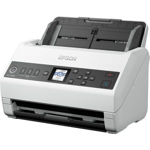 Epson DS-730N Sheetfed Scanner - 600 dpi Optical - 8-bit Color - 8-bit Grayscale - 40 ppm (Mono) - 40 ppm (Color) - Duplex