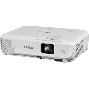 Epson EB-W06 3LCD Projector - 16:10 - White - 1280 x 800 - Front, Ceiling - 6000 Hour Normal Mode - 12000 Hour Economy Mod