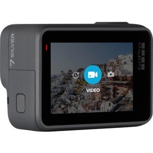 GoPro HERO 7 数码摄像机 - 5.1 cm (2") LCD 触控屏 - CMOS - Full HD - 银 - 16:9 - H.264 - 电子 (IS) - USB - microSD - 存储卡 - 三脚架