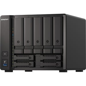 QNAP TS-H973AX-32G 9 x Total Bays SAN/NAS Storage System - 5 GB Flash Memory Capacity Ryzen V1500B Quad-core (4 Core) 2.20