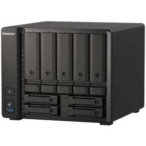 QNAP TS-H973AX-8G-US SAN/NAS Storage System - AMD Ryzen V1500B Quad-core (4 Core) 2.20 GHz - 9 x HDD Supported - 0 x HDD I