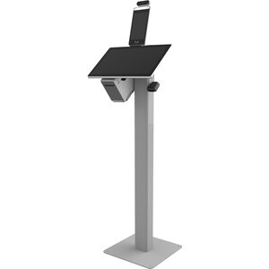 Chief Tablet Floor Stand, Column Mounted - 4.54 kg Load Capacity - Floor - Silver