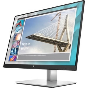 HP E24i G4 61 cm (24 Zoll) WUXGA LCD-Monitor - 16:10 Format - Schwarz, Silber - 609,60 mm Class - IPS-Technologie (In-Plan