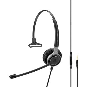 EPOS IMPACT SC 635 Headset - Mono - Mini-phone (3.5mm) - Wired - On-ear - Monaural - Ear-cup - Noise Cancelling, Electret,