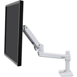Ergotron Desk Mount for LCD Monitor - White - Height Adjustable - 1 Display(s) Supported - 34" Screen Support - 25 lb Load
