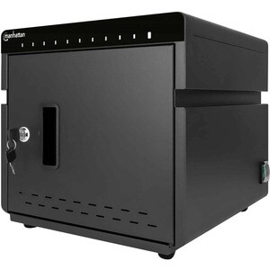 Charging Cabinet/Cart via USB-C x10 Devices Desktop, Power Delivery 18W per port (180W total), Suitable for iPads/other ta