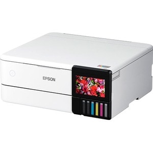 Epson ET-8500 Inkjet Multifunction Printer-Color-Copier/Scanner-5760x1440 dpi Print-Automatic Duplex Print-100 sheets Inpu