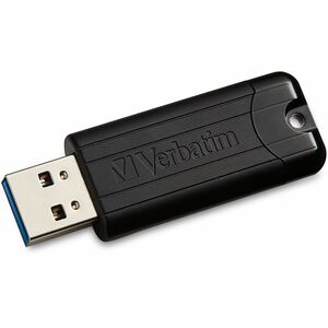 32GB PinStripe USB 3.2 Gen 1 Flash Drive - Business 10pk - Black - 32 GB - USB 3.0 - Black