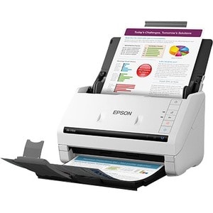 Epson WorkForce DS-770II Sheetfed Scanner - 600 x 600 dpi Optical - 24-bit Color - 8-bit Grayscale - 45 ppm (Mono) - 45 pp