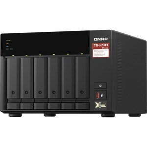 QNAP TS-673A-8G NAS Storage System - AMD Ryzen V1500B Quad-core (4 Core) 2.20 GHz - 6 x HDD Supported - 0 x HDD Installed 