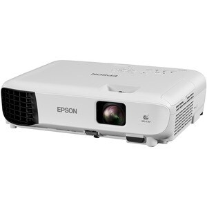 Epson PowerLite E10+ 3LCD Projector - 4:3 - 1024 x 768 - Ceiling, Rear, Front - 6000 Hour Normal Mode - 12000 Hour Economy