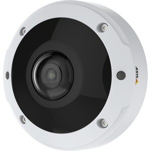 AXIS M3077 6 Megapixel Outdoor Network Camera - Color - Dome - White - 65.62 ft Infrared Night Vision - H.264 (MPEG-4 Part