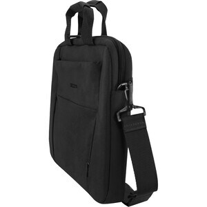 Dicota Eco Tasche für 33 cm (13 Zoll) bis 35,8 cm (14,1 Zoll) Notebook - Schwarz - 300D Polyethylene Terephthalate (PET) K
