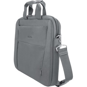 Dicota Eco Carrying Case for 27.9 cm (11") to 31.8 cm (12.5") Notebook - Grey - 300D Polyethylene Terephthalate (PET) Body