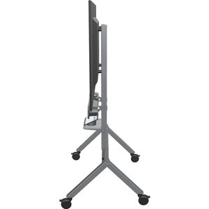 Heckler Design AV Cart for Google Meet Series One Room Kits - 4 Casters - 4" Caster Size - Powder Coated Steel - 44" Width