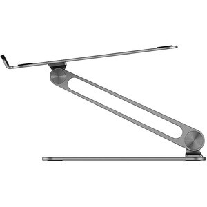 Alogic Elite Adjustable Laptop Riser - Space Grey - Desk - Aluminium Alloy - Space Gray