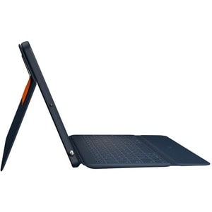 Logitech Rugged Combo 3 iPad® Keyboard Case with Smart Connector for iPad (7th, 8th, and 9th generation) - Classic Blue - 
