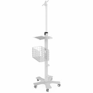 CTA Digital Medical Floor Stand with VESA Plate - 21 lb Load Capacity - 53.90" Height x 18.40" Width x 18.70" Depth - Floo