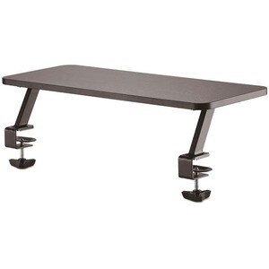 StarTech.com Monitor Riser Stand - Clamp-on Monitor Shelf for Desk - Extra Wide 25.6"/65 cm - For up to 34" Monitors - Bla