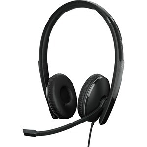 EPOS ADAPT ADAPT 160T ANC USB Wired On-ear Stereo Headset - Black - Binaural - 20 Hz to 20 kHz - Discreet, Noise Cancellin