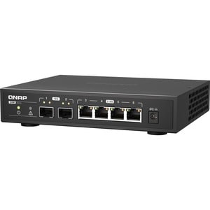 Router QNAP QSW-2104-2T - 6 Puertos - Ethernet de 10 gigabits - De Escritorio