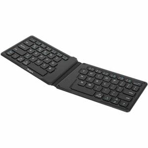 Targus AKF003UK Keyboard - Wireless Connectivity - English (UK) - QWERTZ Layout - Black - Bluetooth - 5.1 - 2.40 GHz - iOS