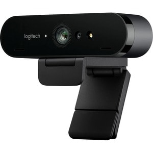 Logitech Brio Stream, Ultra 4K HD Video Calling, Noise-Canceling mic, HD Auto Light Correction, Wide Field of View, Black 