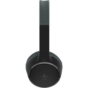 Belkin SOUNDFORM Mini Wired/Wireless On-ear, Over-the-head, Over-the-ear Stereo Headset - Black - Binaural - Ear-cup - 914