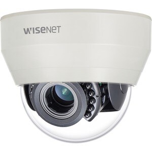 Wisenet SCD-6085R 2 Megapixel Indoor HD Surveillance Camera - Dome - Ivory - 65.62 ft Night Vision - 1920 x 1080 - 3.20 mm