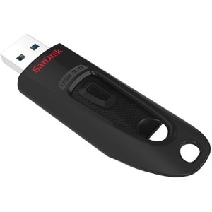 SanDisk Ultra 64 GB USB 3.0 Flash-Laufwerk - Schwarz - 130 MB/s Read Speed - 5 Jahr(e) Garantie - 3 / Pack