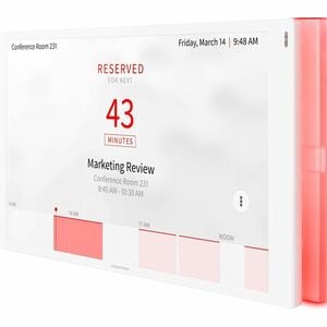 Crestron TSS-1070-W-S-LB KIT Room Scheduling Touch Screen - Plastic, Glass