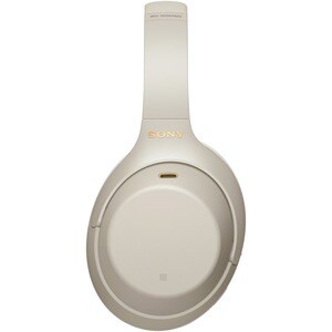 Sony WH-1000XM4 Wired/Wireless Over-the-head Stereo Headset - Silver - Binaural - Circumaural - 1000 cm - Bluetooth - 4 Hz