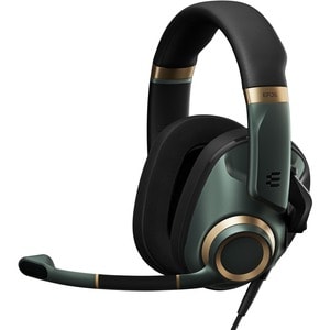 EPOS H6PRO Gaming Headset - Stereo - Wired - On-ear - Binaural - Circumaural - Green