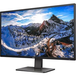 Philips 439P1 43" Class 4K UHD Monitor LCD - 16:9 - preto texturizado - 108 cm (42.5") Viewable - Alinhamento vertical (VA