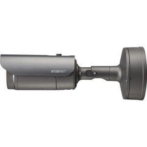 Cámara de red Hanwha Techwin XNO-8082R 6Megapíxel Interior/Exterior HD - Color, Monocromo - Bala - Gris Oscuro - 40m Visió