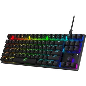 HyperX Mechanical Gaming Keyboard - HX Blue (US Layout) - Cable Connectivity - USB Type C Interface - RGB LED - English (U