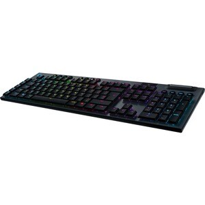 Logitech G G915 Gaming Keyboard - Wireless Connectivity - USB Interface - RGB LED - Scroll Wheel - Portuguese - Carbon - M