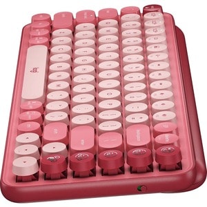 Logitech POP Keys 键盘 - 无线 连接 - 机械 按键开关 - 蓝牙 - 5.1 - 10 m - 铬操作系统 - 计算机, 平板, 智能电话, iPad - PC, Mac - AAA 支持的电池尺寸