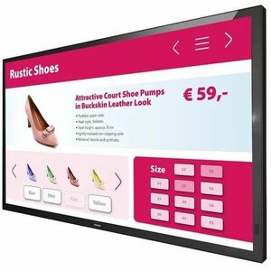 Philips 43BDL3651T 109.2 cm (43") LCD Digital Signage Display - Touchscreen - ARM Cortex A53 - ARM Cortex A73 - 2 GB DDR3 