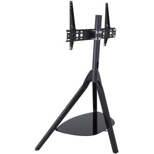 AVF FSL1000HOXBB-A: Hoxton Tripod TV Stand in Black - Up to 65" Screen Support - 88.18 lb Load Capacity - 1 x Shelf(ves) -