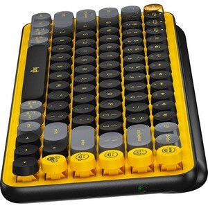 Logitech POP Keys Keyboard - Wireless Connectivity - Blast - Mechanical Keyswitch - Bluetooth - 5.1 - 10 m Emoji Hot Key(s