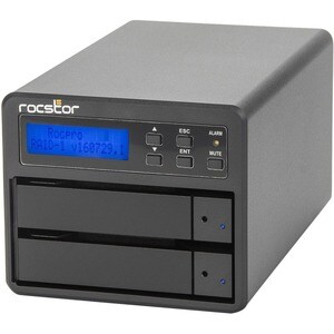 Rocstor Rocpro U33 USB Type-C Desktop RAID Storage - Rocstor Rocpro U33 Professional Desktop RAID -16TB (2x8TB) HDD Instal