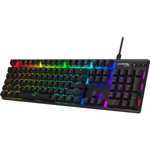 HyperX Alloy Origins Rugged Gaming Keyboard - Cable Connectivity - USB Type C Interface - RGB LED - English (US) - Black -