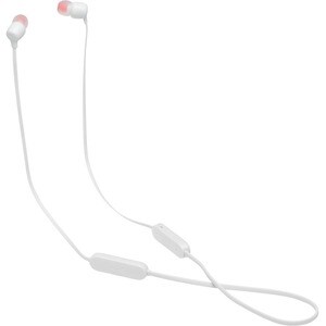 JBL TUNE 125BT Wireless Earbud Stereo Earset - White - Binaural - In-ear - Bluetooth - 16 Ohm - 20 Hz to 20 kHz