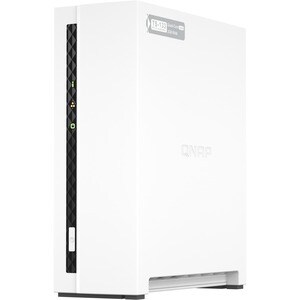 QNAP TS-133 1 x Total de compartimentos Sistema de armazenamento SAN/NAS - 4 GB Flash Memory Capacity - ARM Cortex A55 1.8