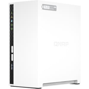 QNAP TS-233 SAN/NAS Storage System - Cortex A15 2 GHz - 2 x HDD Supported - 0 x HDD Installed - 2 x SSD Supported - 0 x SS