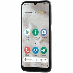 Doro 8100 32 GB Smartphone - 15.5 cm (6.1") HD+ 1560 x 720 - 2 GB RAM - Android 12 (Go Edition) - 4G - Grey - Bar - UNISOC